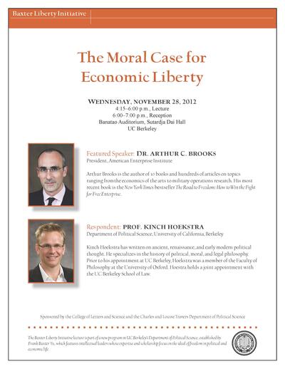2012 Baxter Lecture (Arthur Brooks)